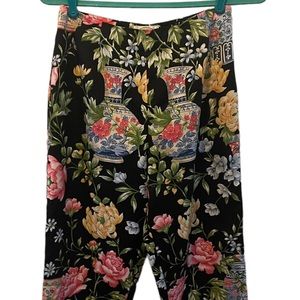 Talbots Petites Floral Print Pants